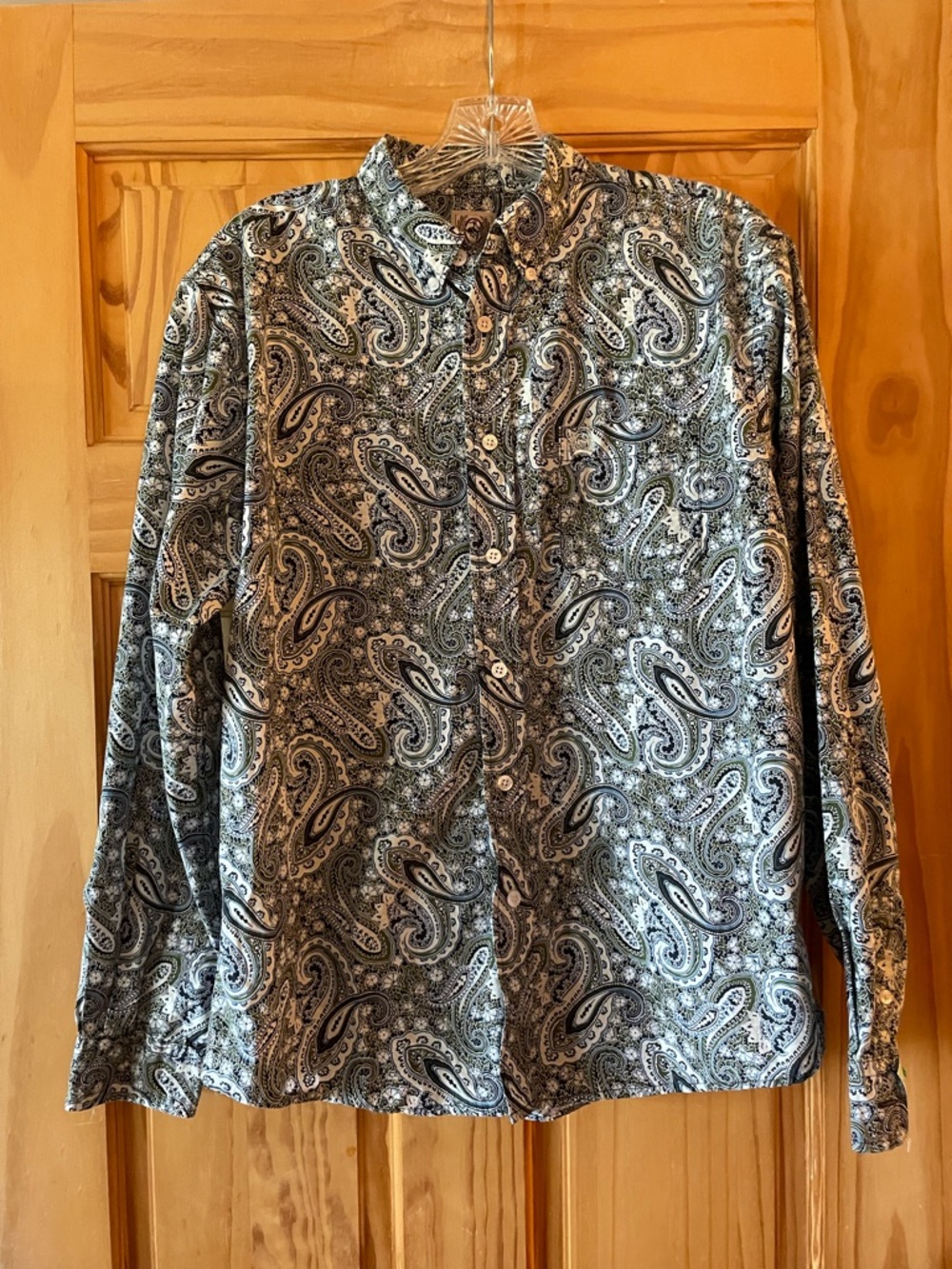 Cinch Women's Paisley Button-Down Shirt - Gray & Black